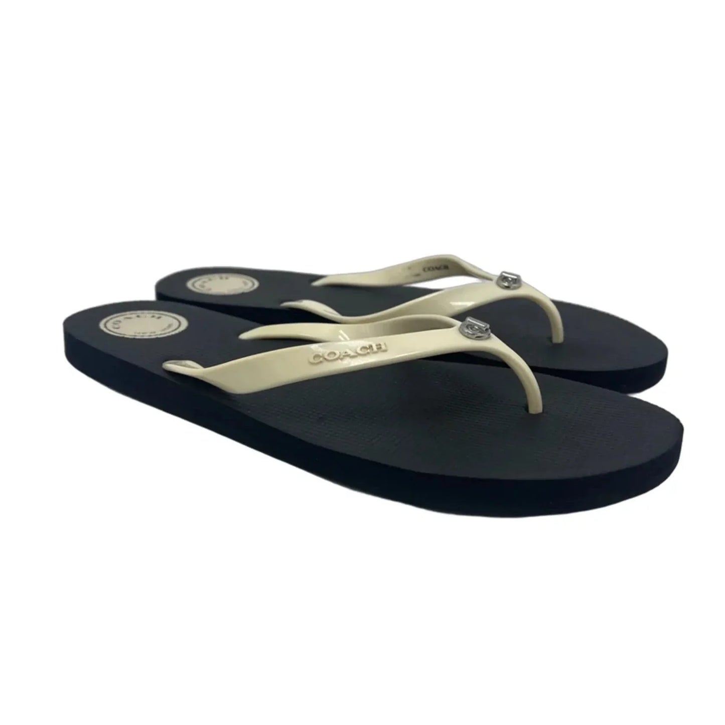 Sandals Designer By Coach In White, Size: 10