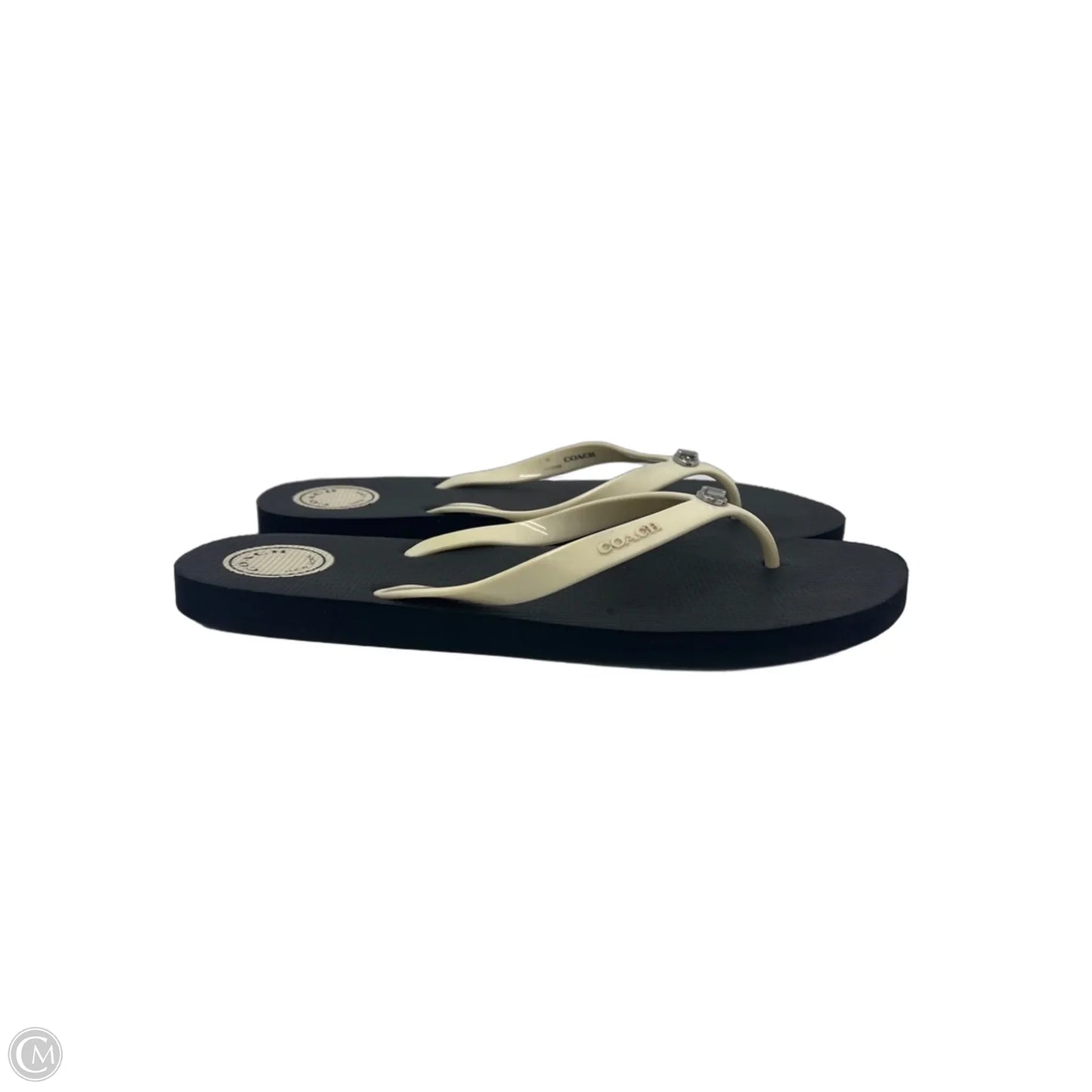Sandals Designer By Coach In White, Size: 10