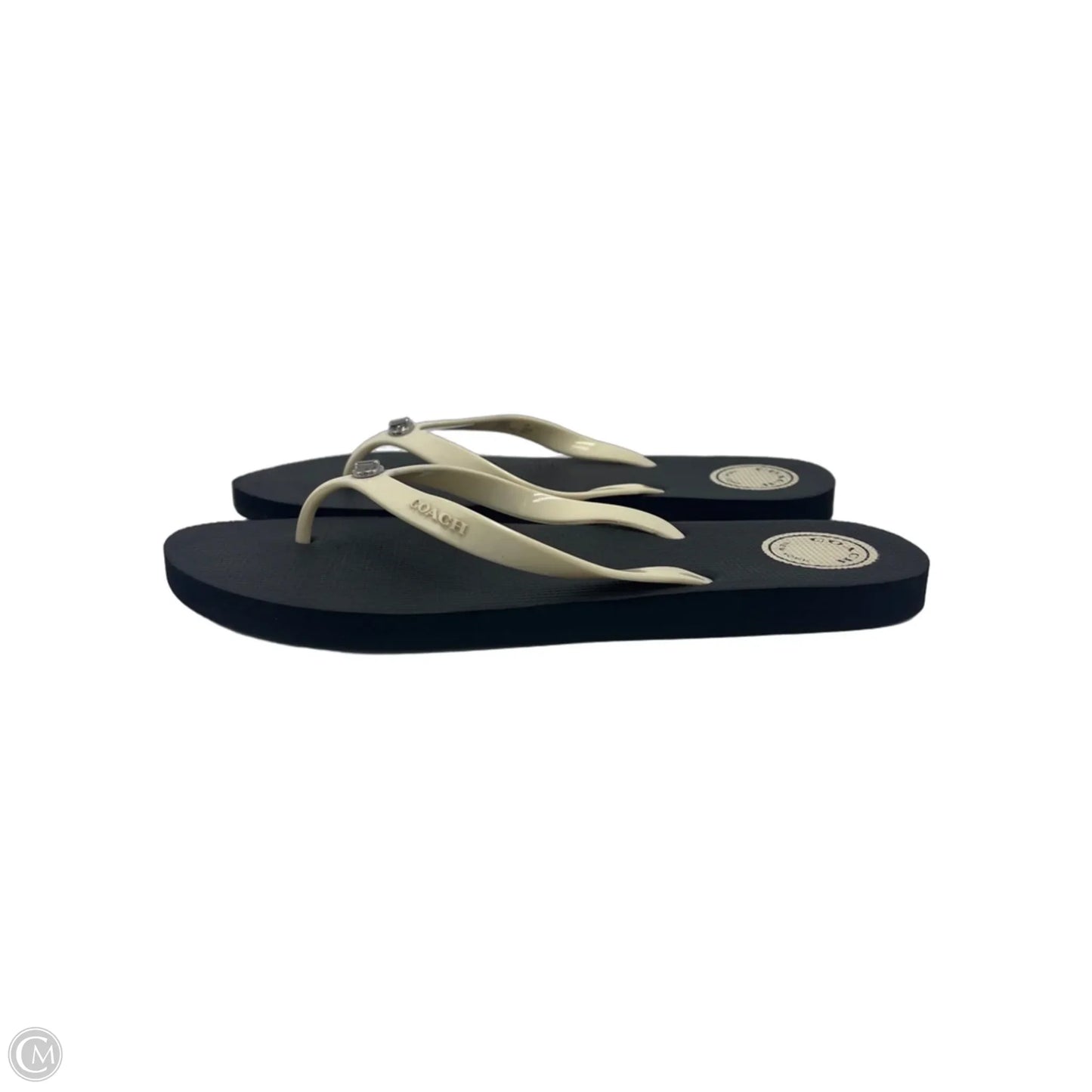 Sandals Designer By Coach In White, Size: 10