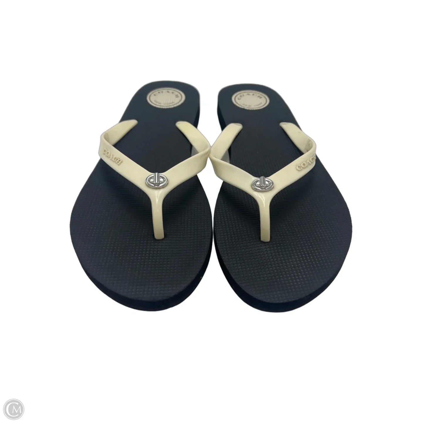 Sandals Designer By Coach In White, Size: 10