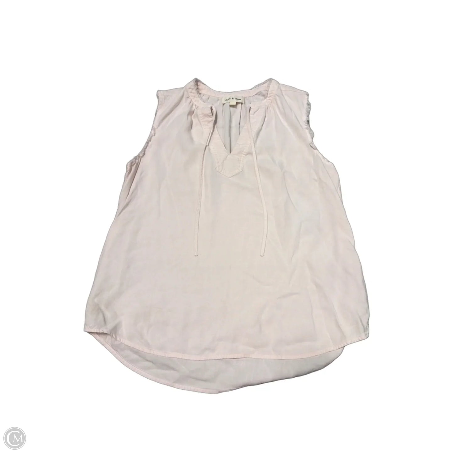 Top Sleeveless By Cloth & Stone In Pink, Size: S