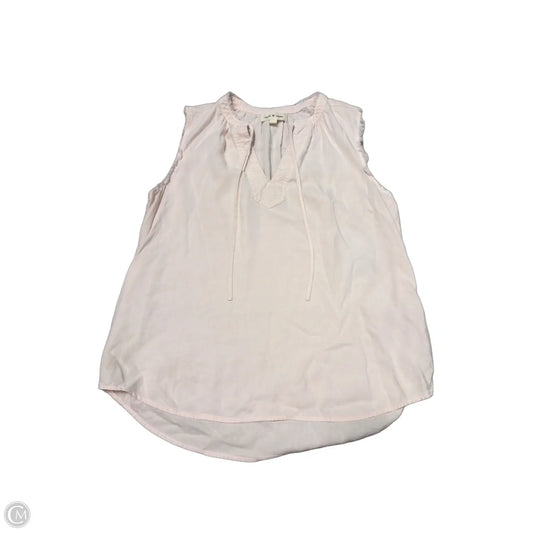 Top Sleeveless By Cloth & Stone In Pink, Size: S