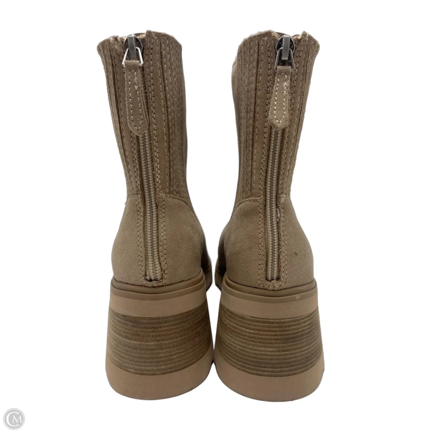 Boots Ankle Heels By Dolce Vita In Taupe, Size: 7.5