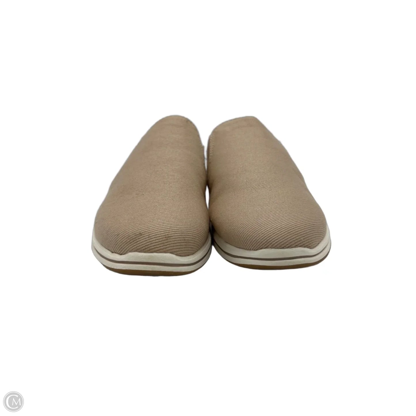 Shoes Flats By Clarks In Tan, Size: 8