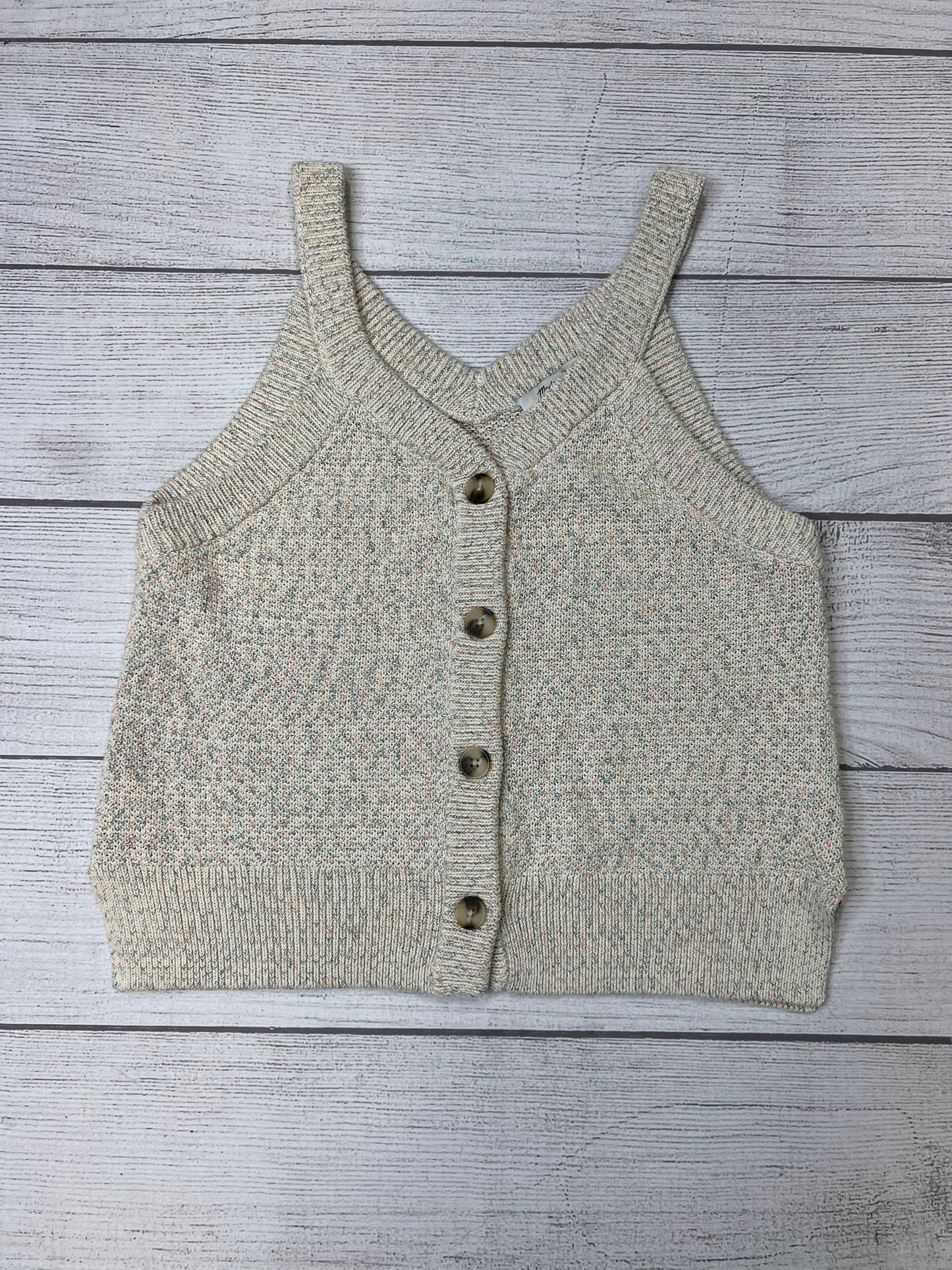 Beige Top Sleeveless Madewell, Size M