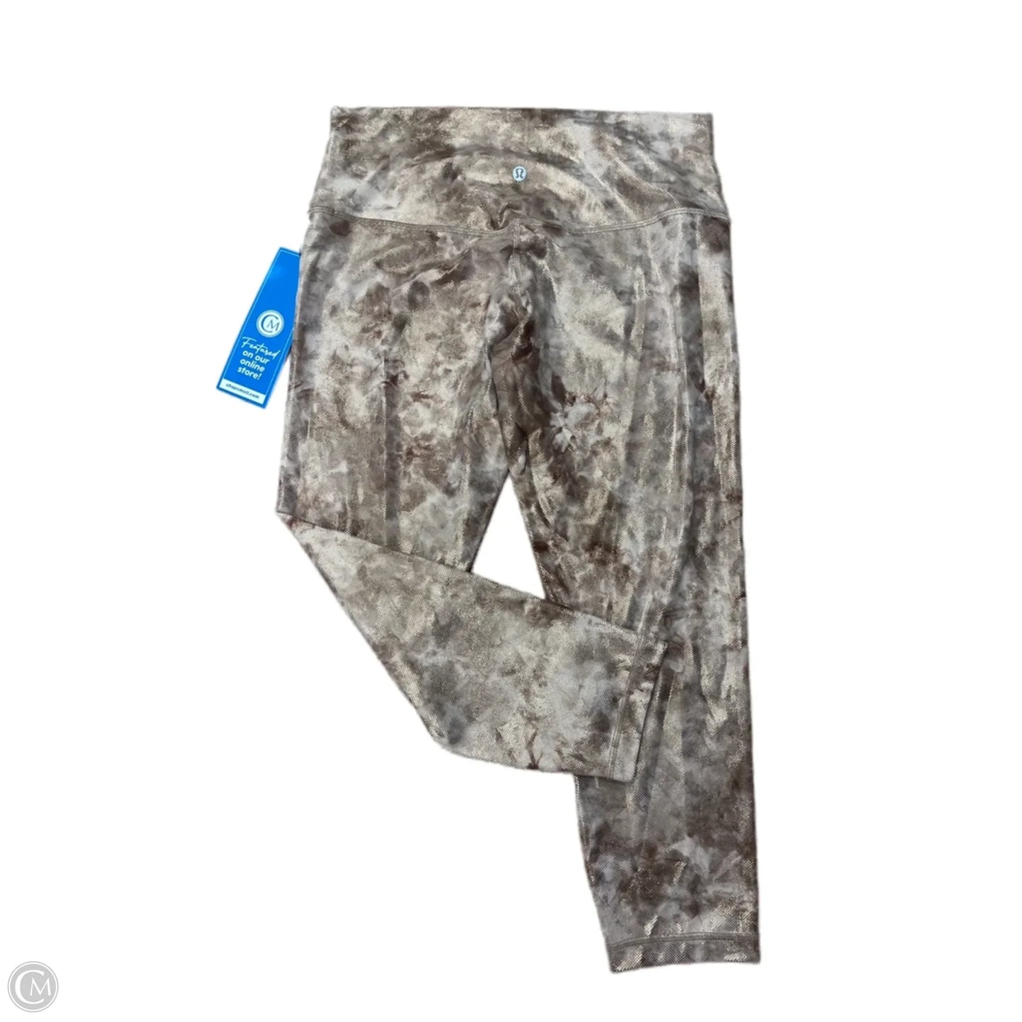 Athletic Leggings By Lululemon In Bronze, Size: 12