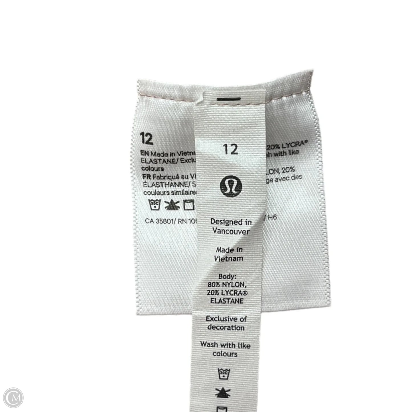 Athletic Leggings By Lululemon In Bronze, Size: 12