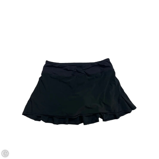 Athletic Skirt By Lululemon In Black, Size: 6