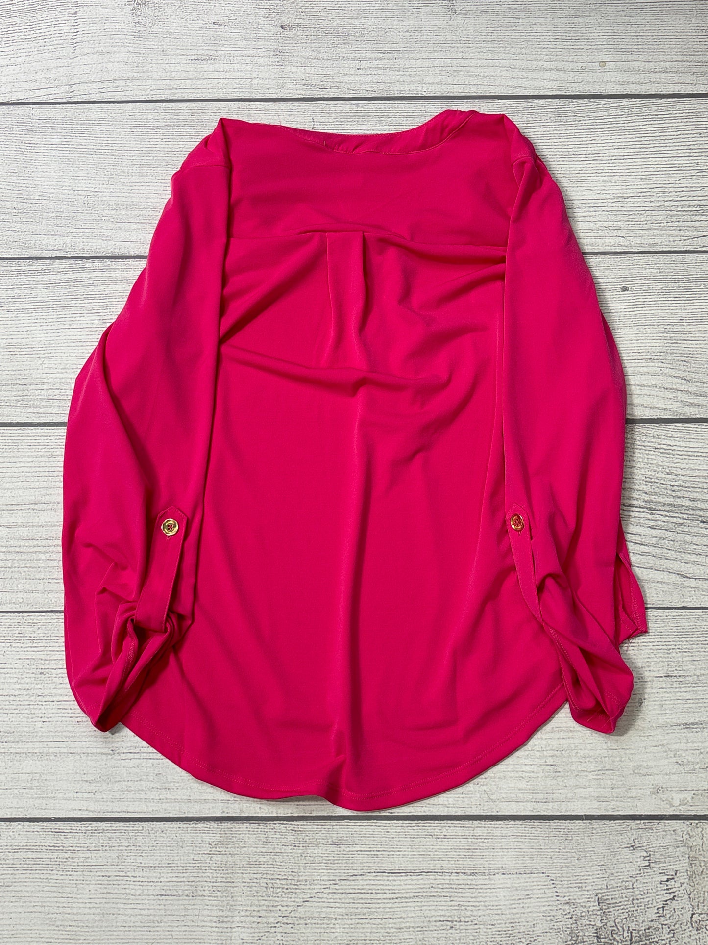 Top Long Sleeve By Michael By Michael Kors In Pink, Size: M