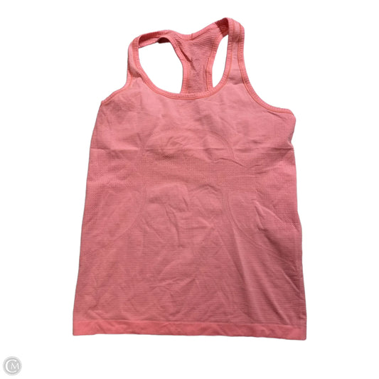 Athletic Tank Top By Lululemon In Pink, Size: M