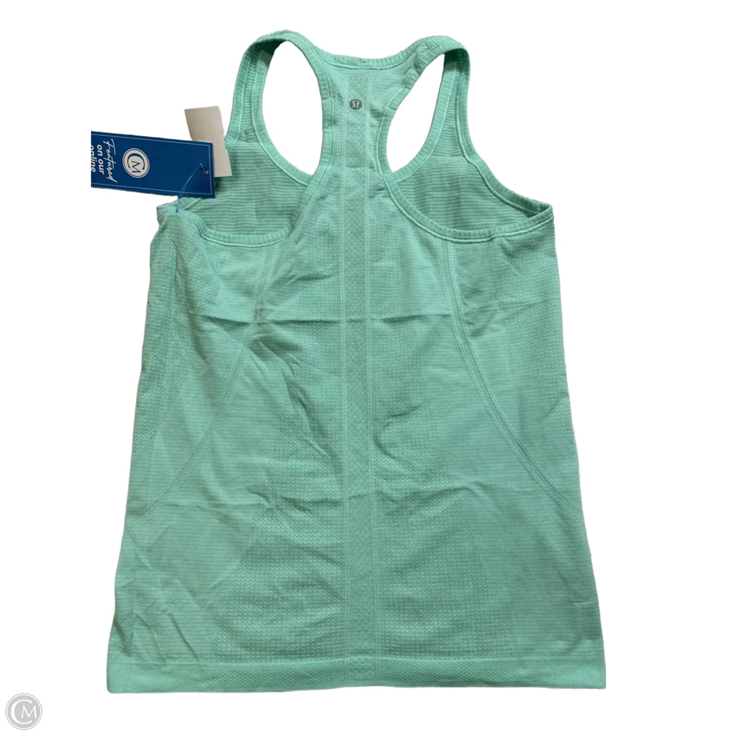 Athletic Tank Top By Lululemon In Teal, Size: M