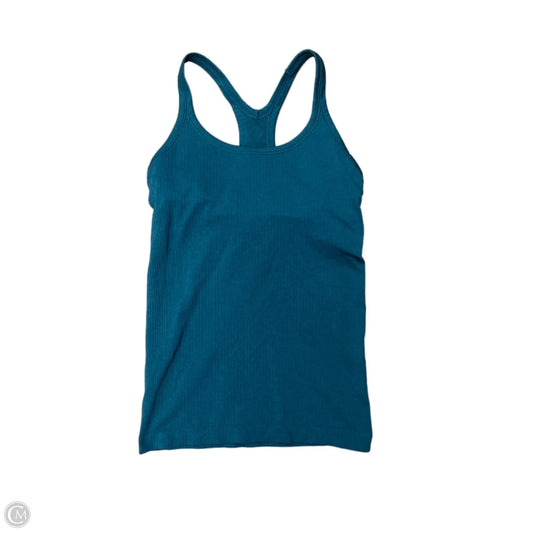 Athletic Tank Top By Lululemon In Teal, Size: S