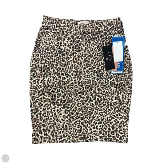 Skirt Midi By 7 For All Mankind In Animal Print, Size: 0