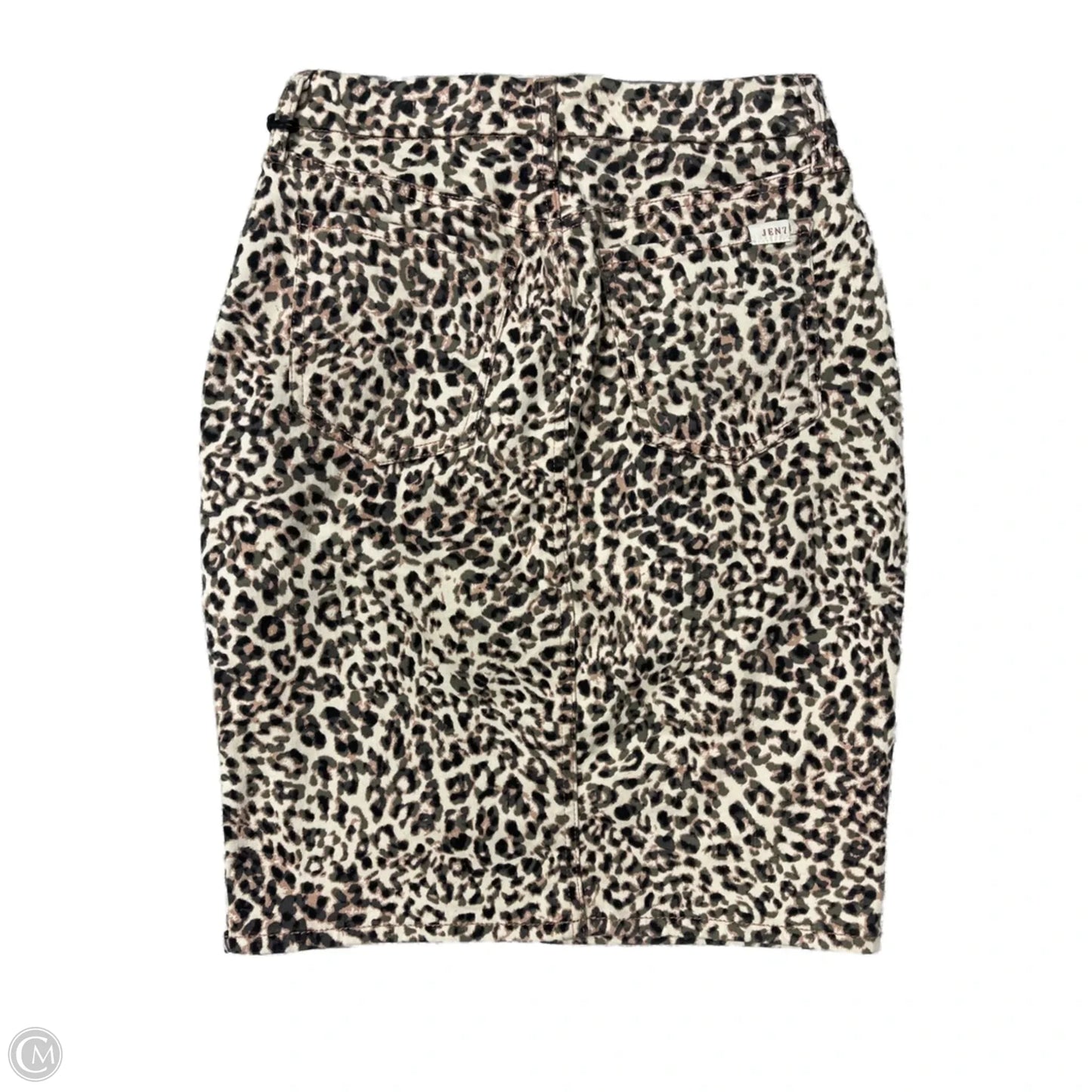 Skirt Midi By 7 For All Mankind In Animal Print, Size: 0