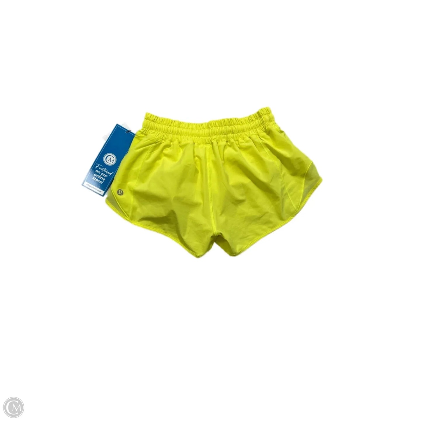 Athletic Shorts By Lululemon In Yellow, Size: S