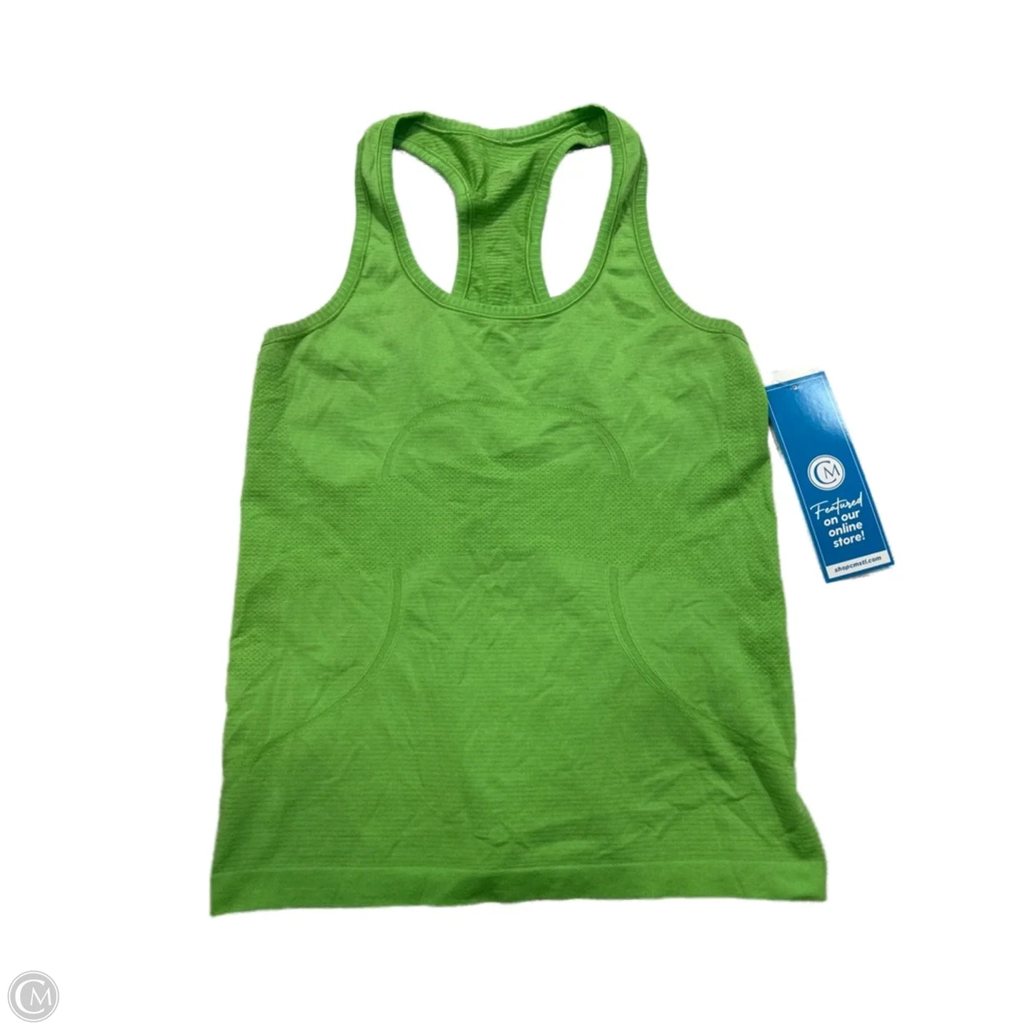 Athletic Tank Top By Lululemon In Green, Size: 8
