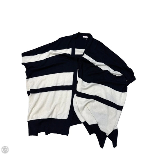Sweater Cardigan By Andree By Unit In Striped Pattern, Size: 2x