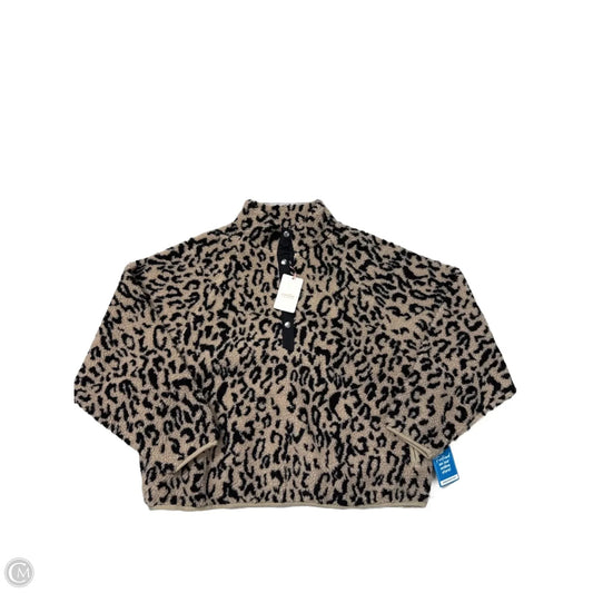 New! Button-Up Pull Over Jacket Faux Fur By Entro, Size: M