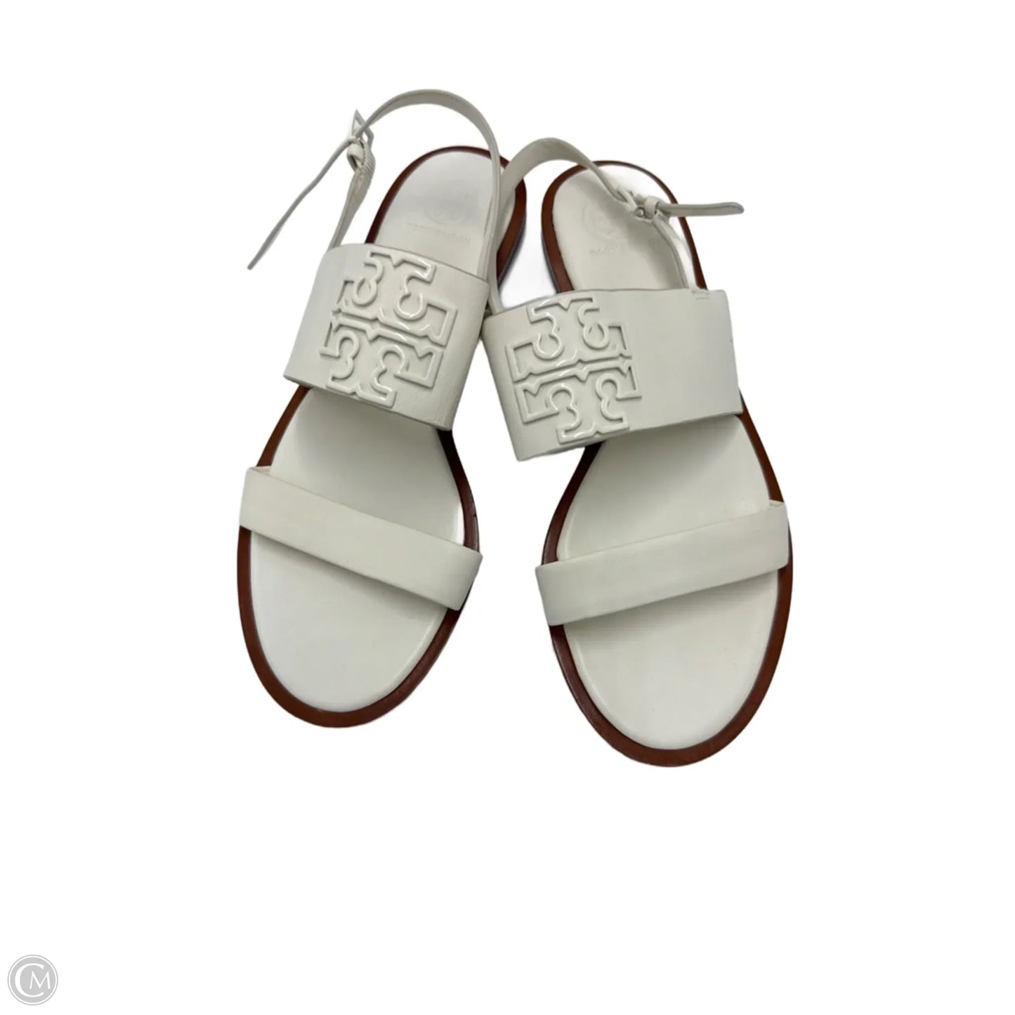 New! Sandals Designer By Tory Burch In White, Size: 7.5