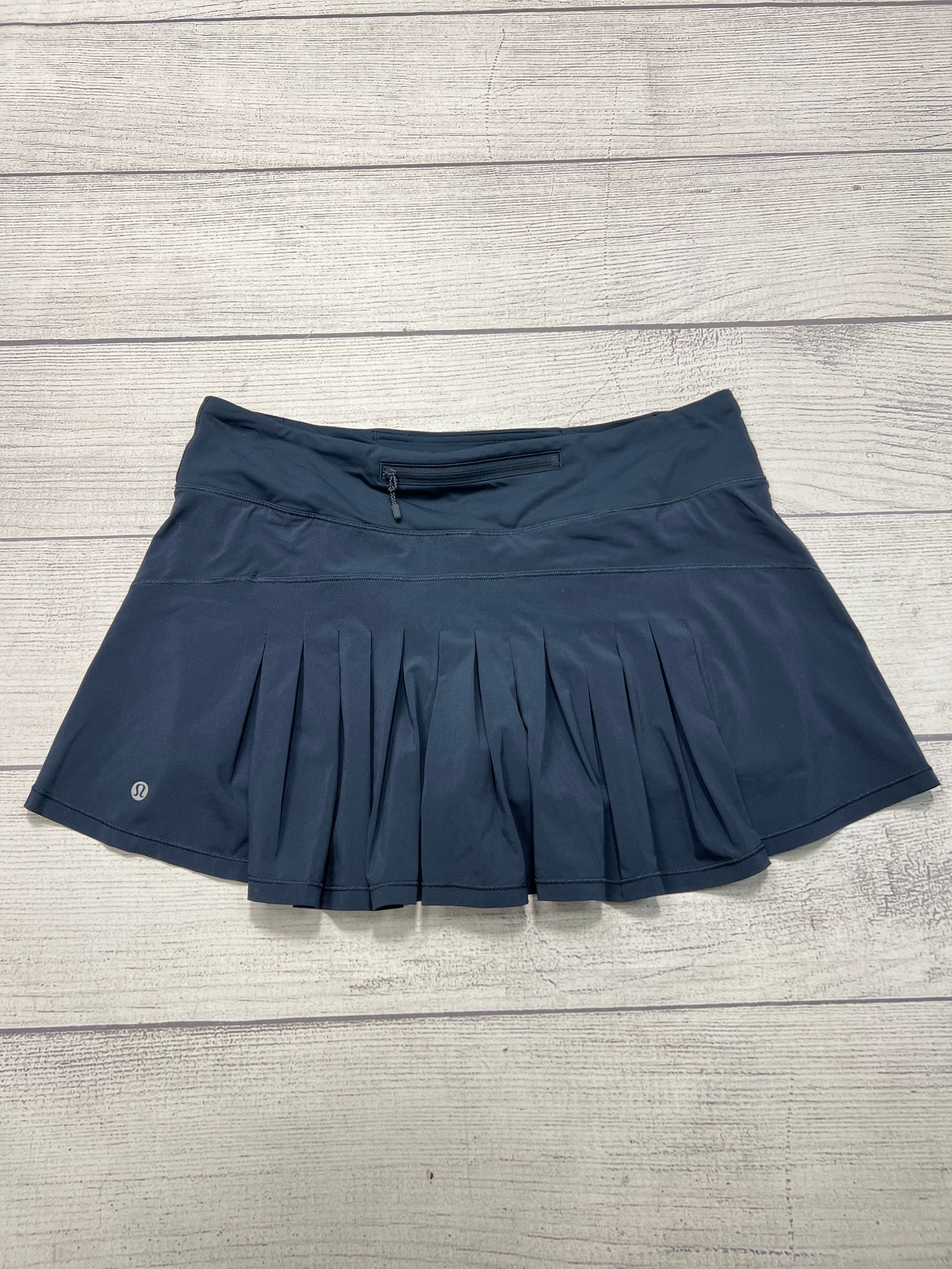 Athletic Skirt By Lululemon In Navy, Size: 10