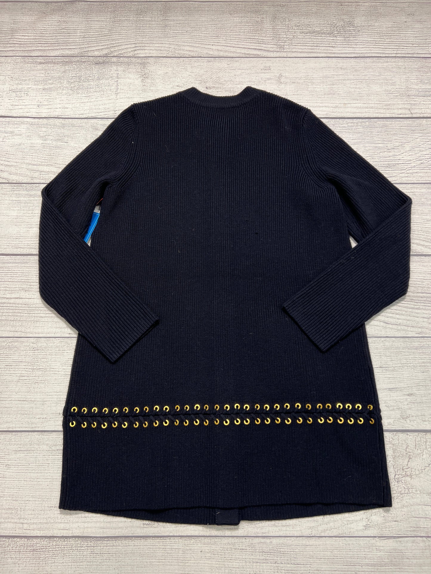 Sweater Cardigan By Tory Burch In Navy, Size: L