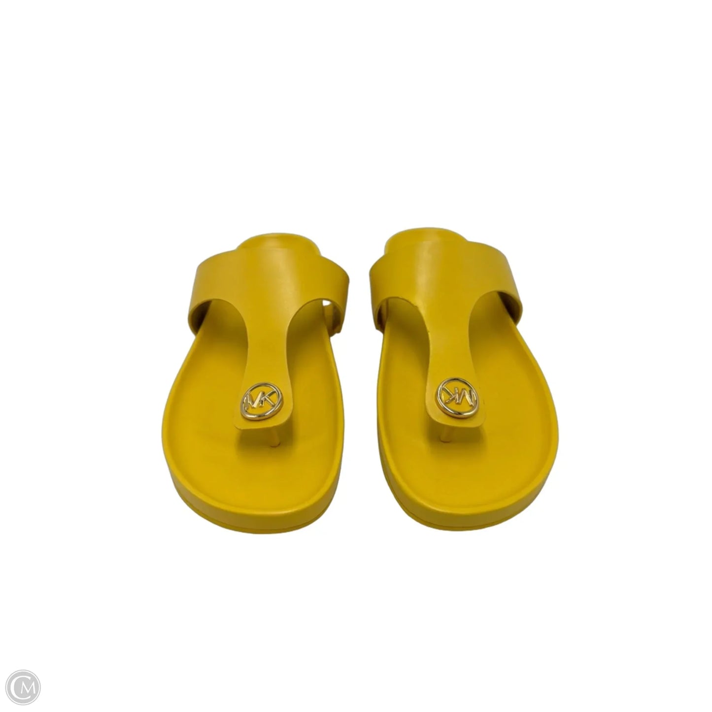 Sandals Flats By Michael By Michael Kors In Yellow, Size: 6