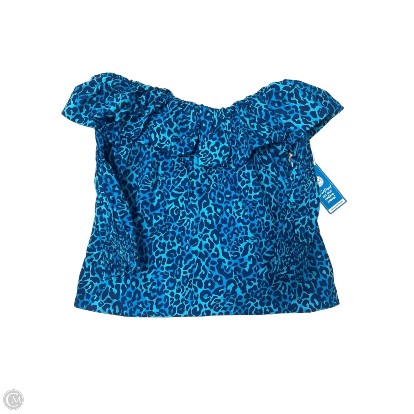 Top Sleeveless Designer By Lilly Pulitzer In Blue, Size: L