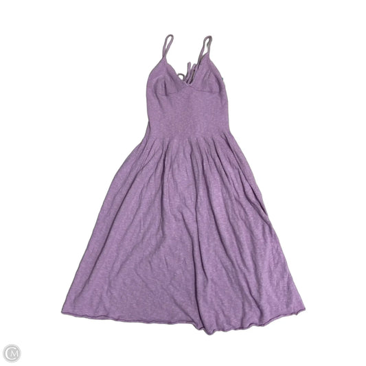 Dress Casual Midi By Free People In Purple, Size: Xl