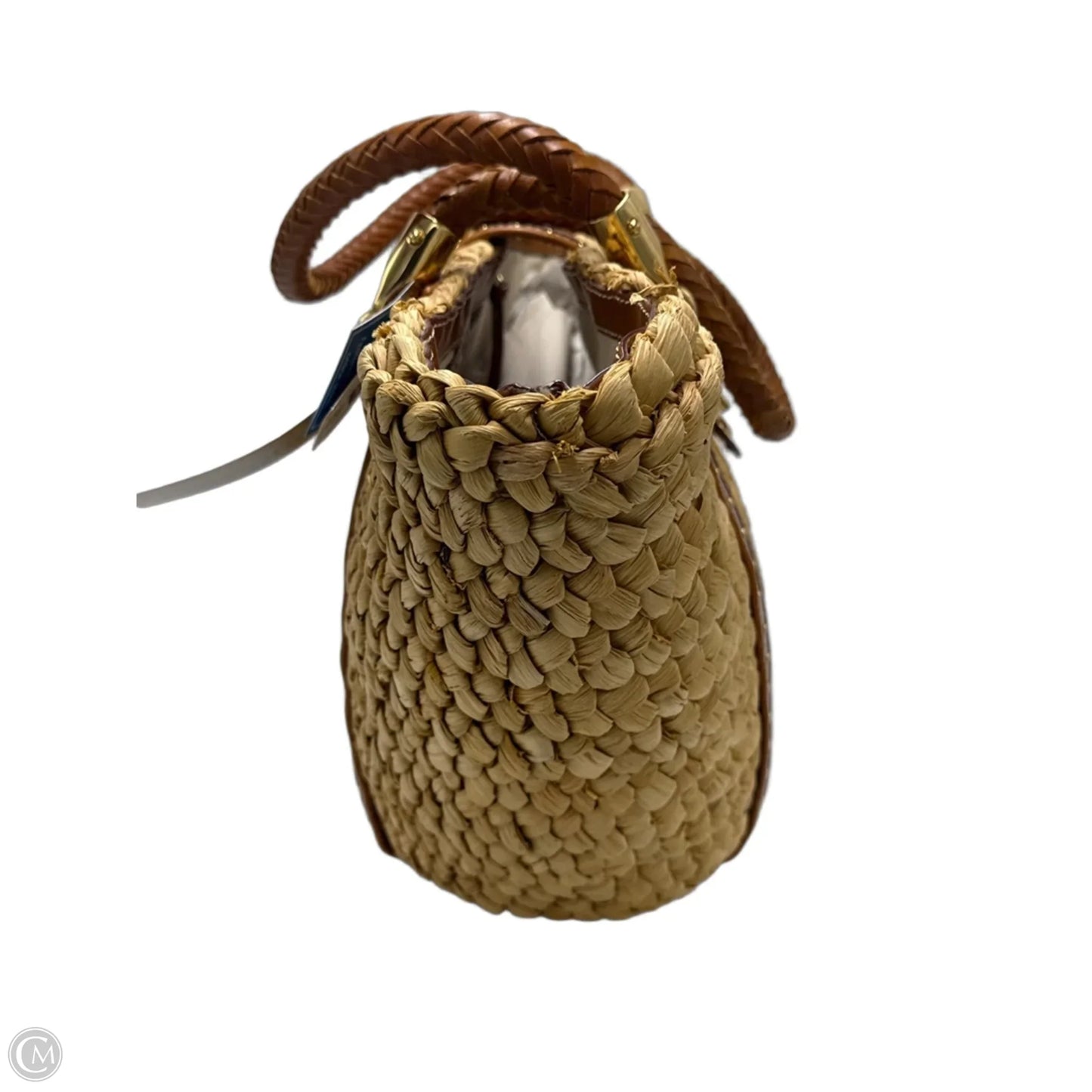 Michael Kors Santorini Raffia Basket Designer Tote