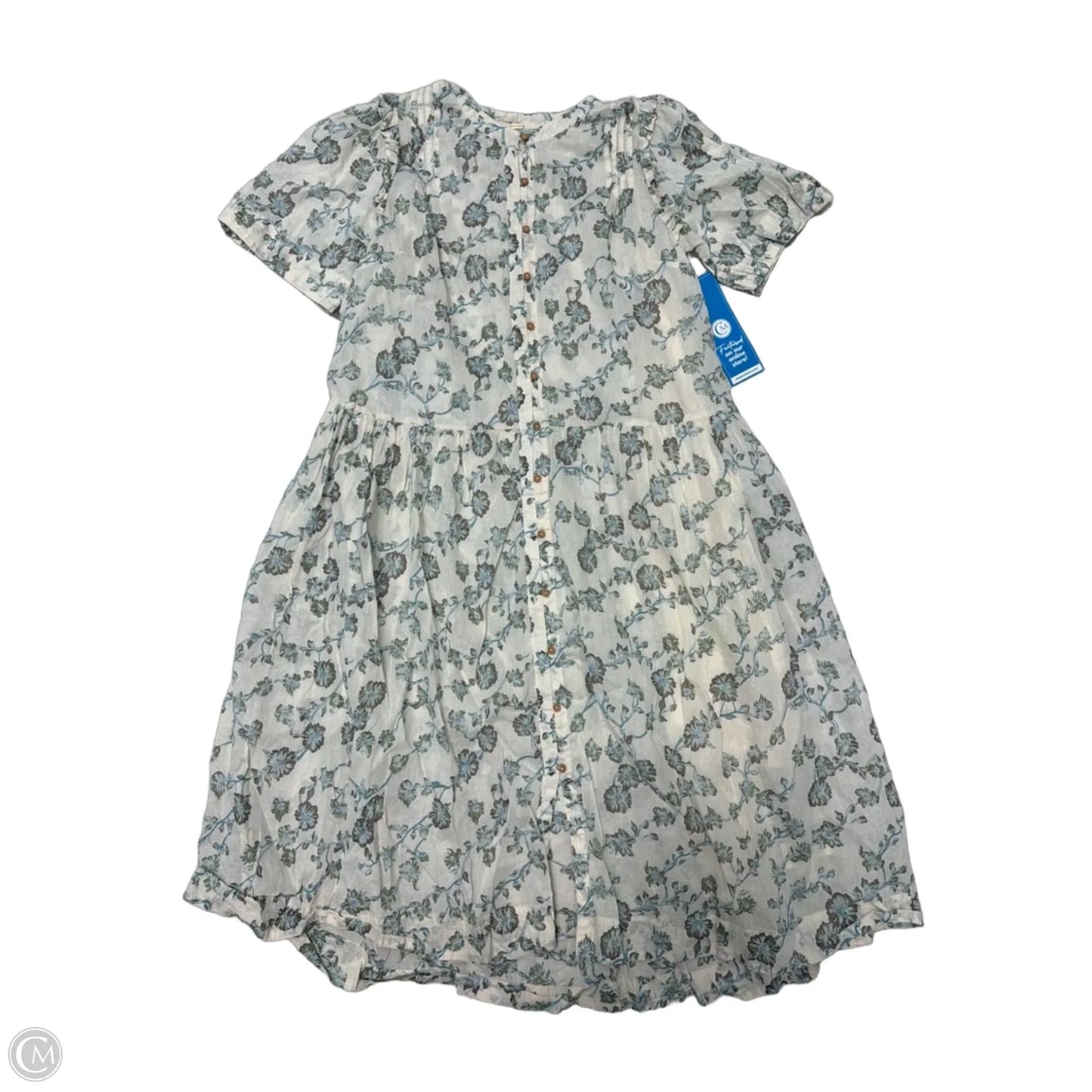 Dress Casual Midi By Free People In Floral Print, Size: Xl