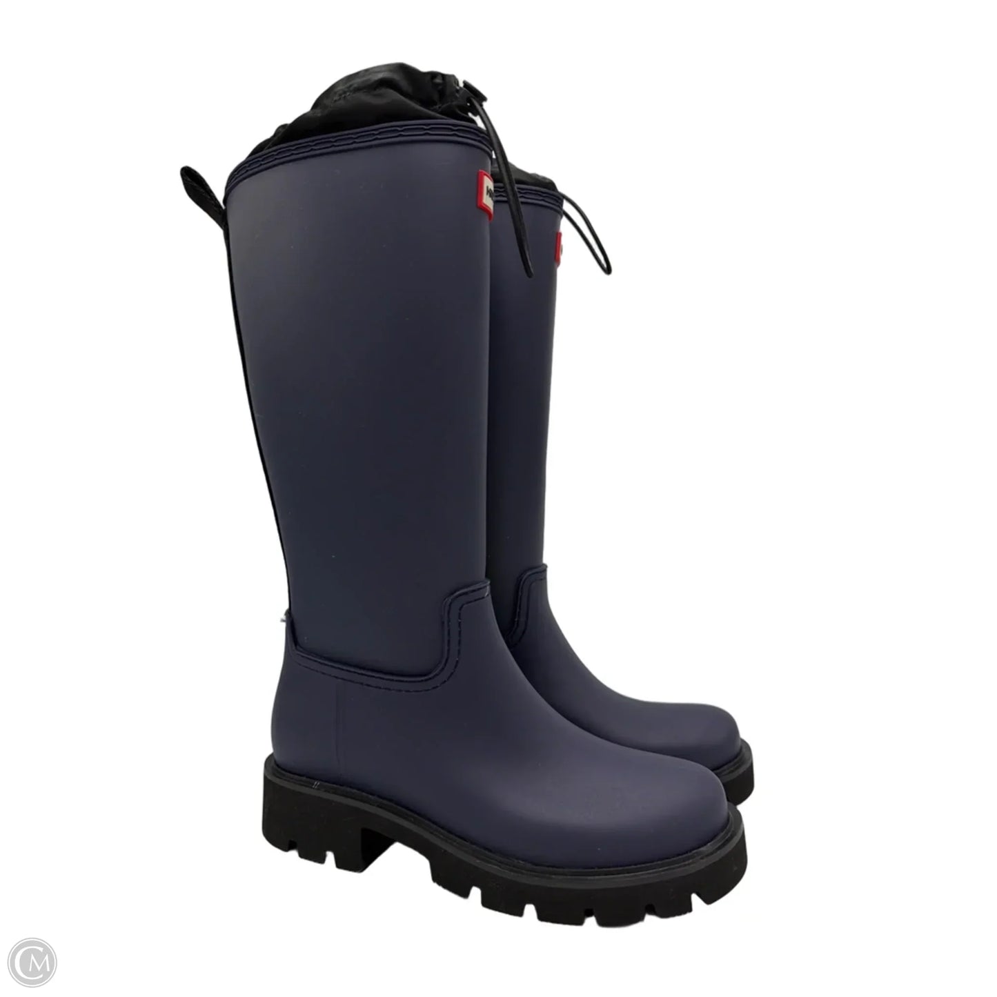 Boots Rain By Hunter In Blue, Size: 8