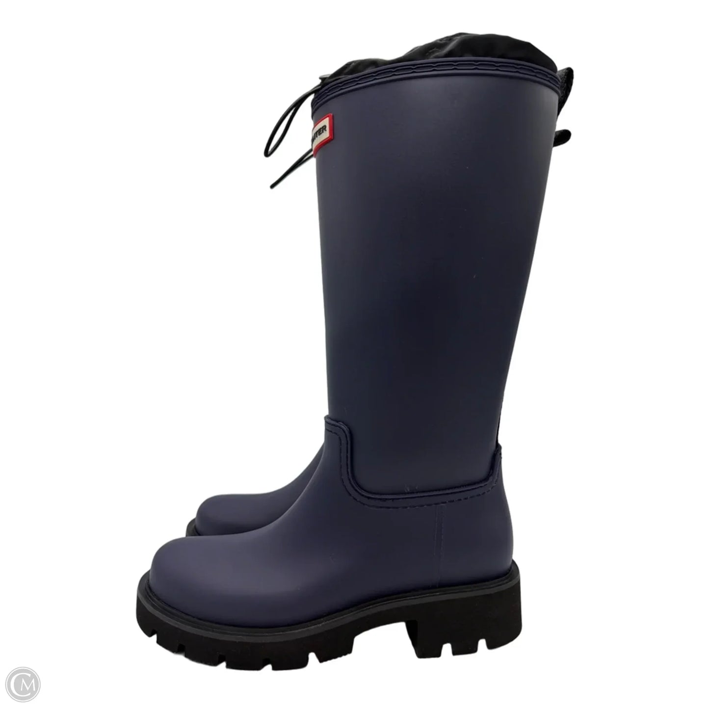 Boots Rain By Hunter In Blue, Size: 8