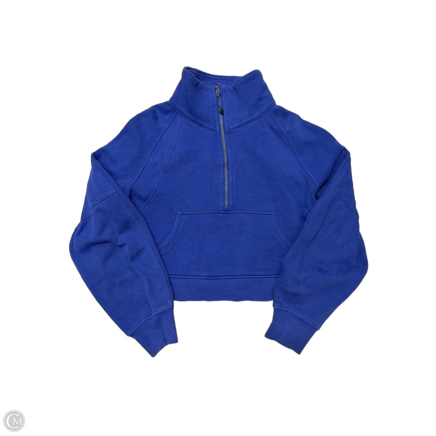 Athletic Jacket By Lululemon In Blue, Size: M