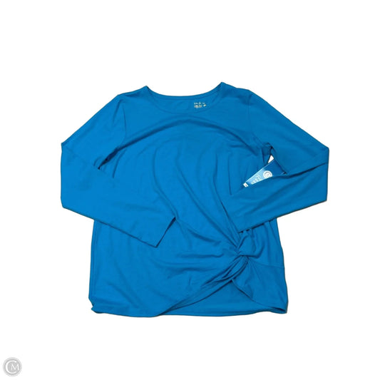 New! Top Long Sleeve Designer By Lilly Pulitzer In Blue, Size: Xl