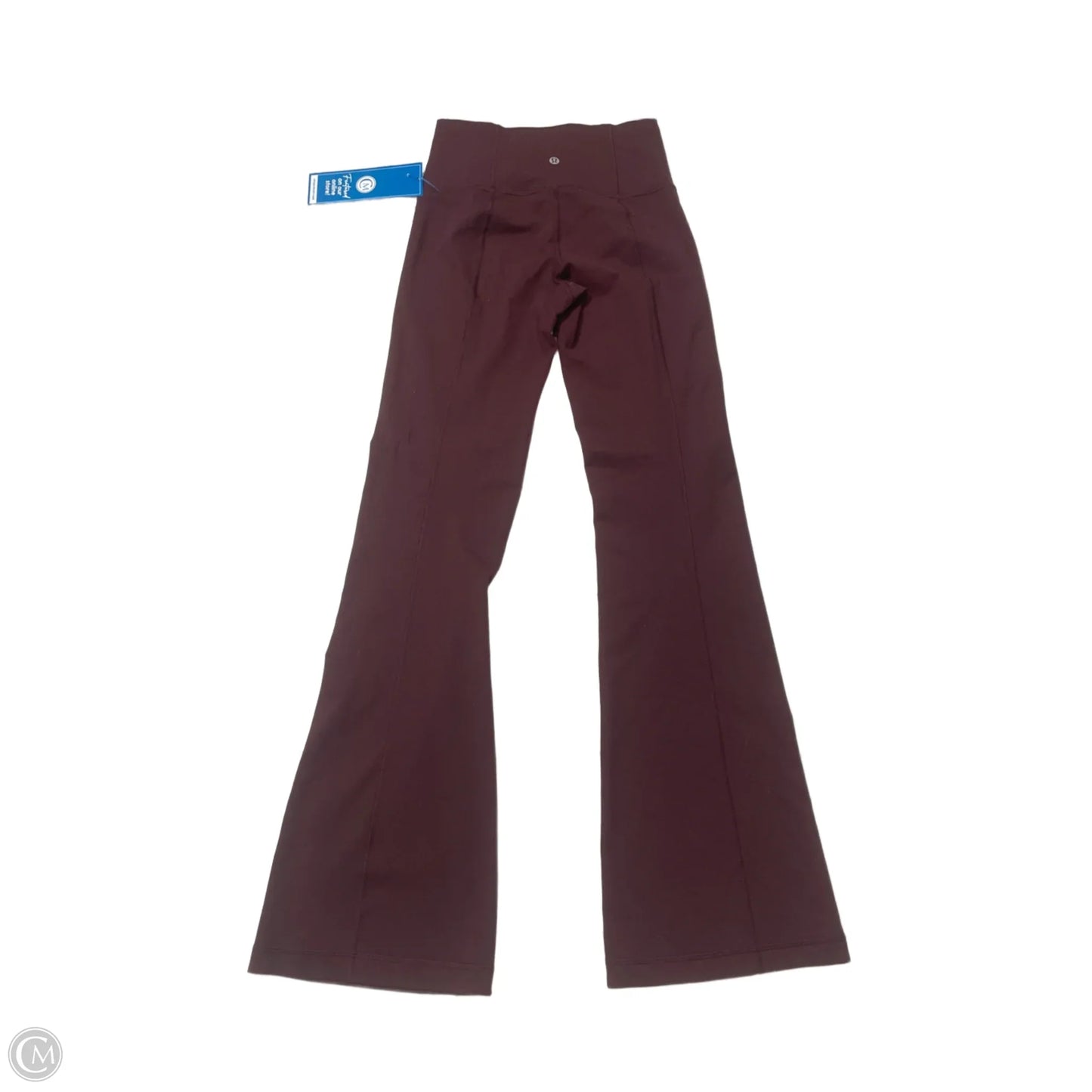 Athletic Leggings By Lululemon In Maroon, Size: 4