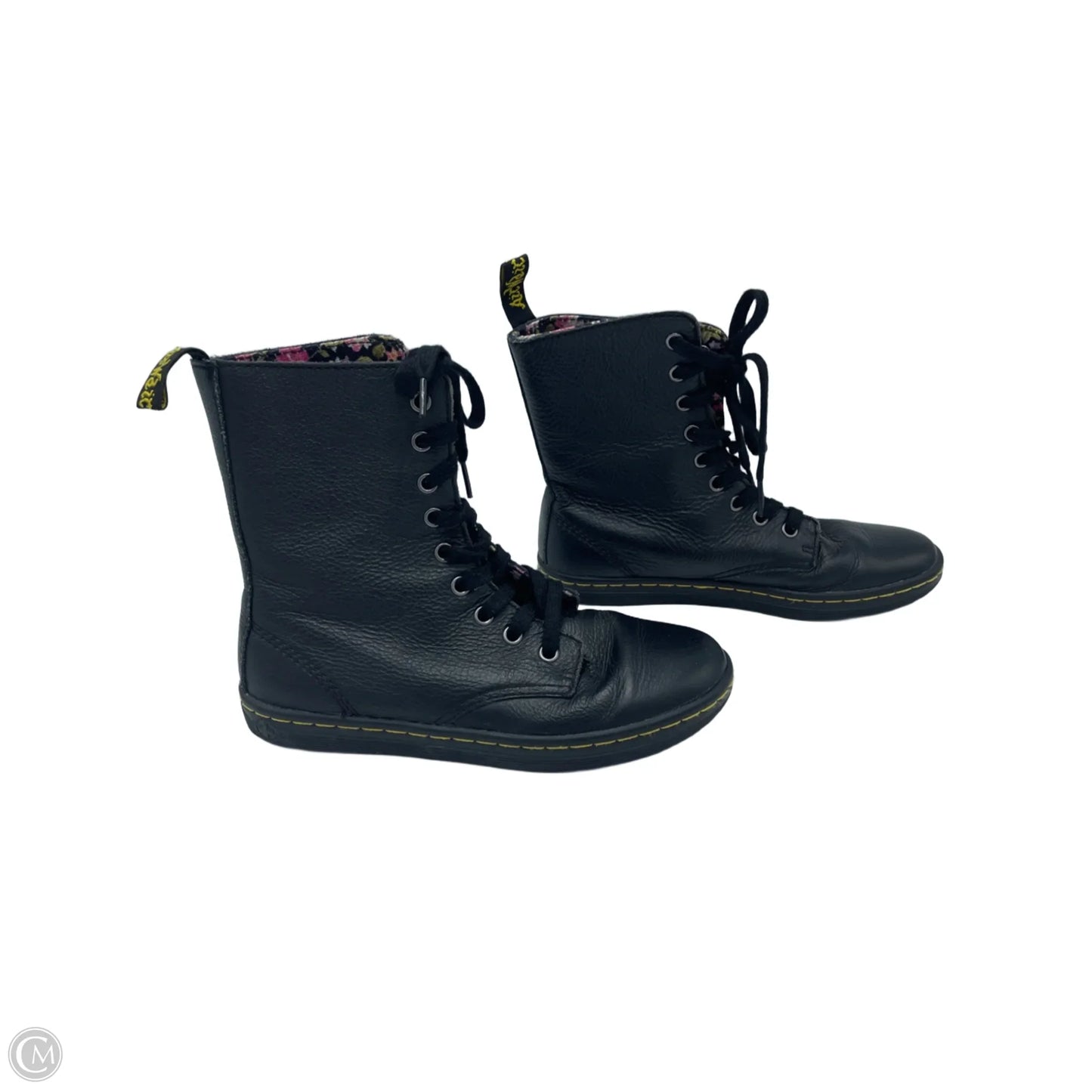 Boots Combat By Dr Martens In Black, Size: 6