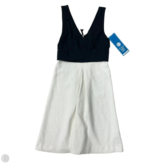 Dress Casual Midi By Maeve In Black & White, Size: Xs