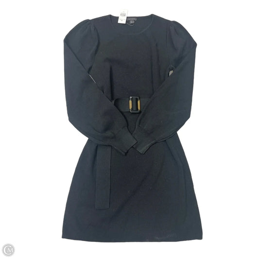 Dress Casual Midi By Ann Taylor In Black, Size: Xs