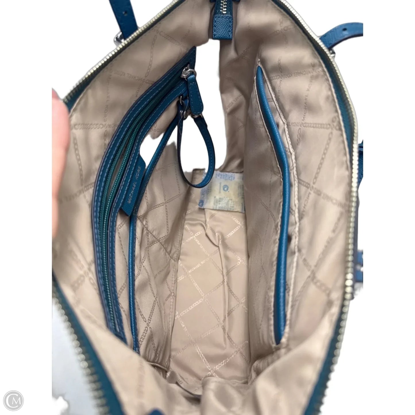 Michael Kors Charlotte Zip Top Designer Handbag / Tote