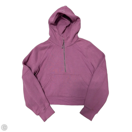 Athletic Jacket By Lululemon In Purple, Size: Xl