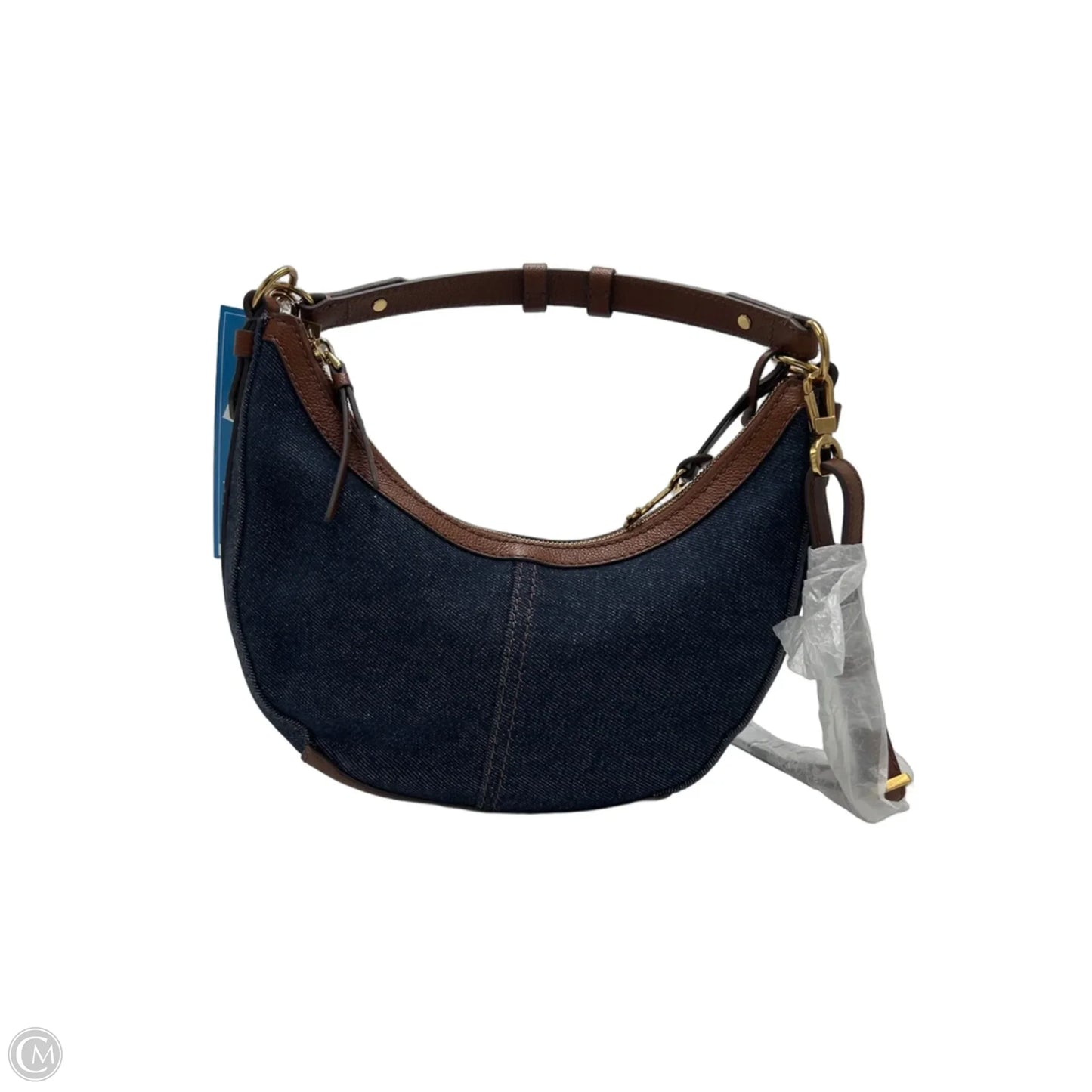 New! Denim Handbag Designer By Fossil