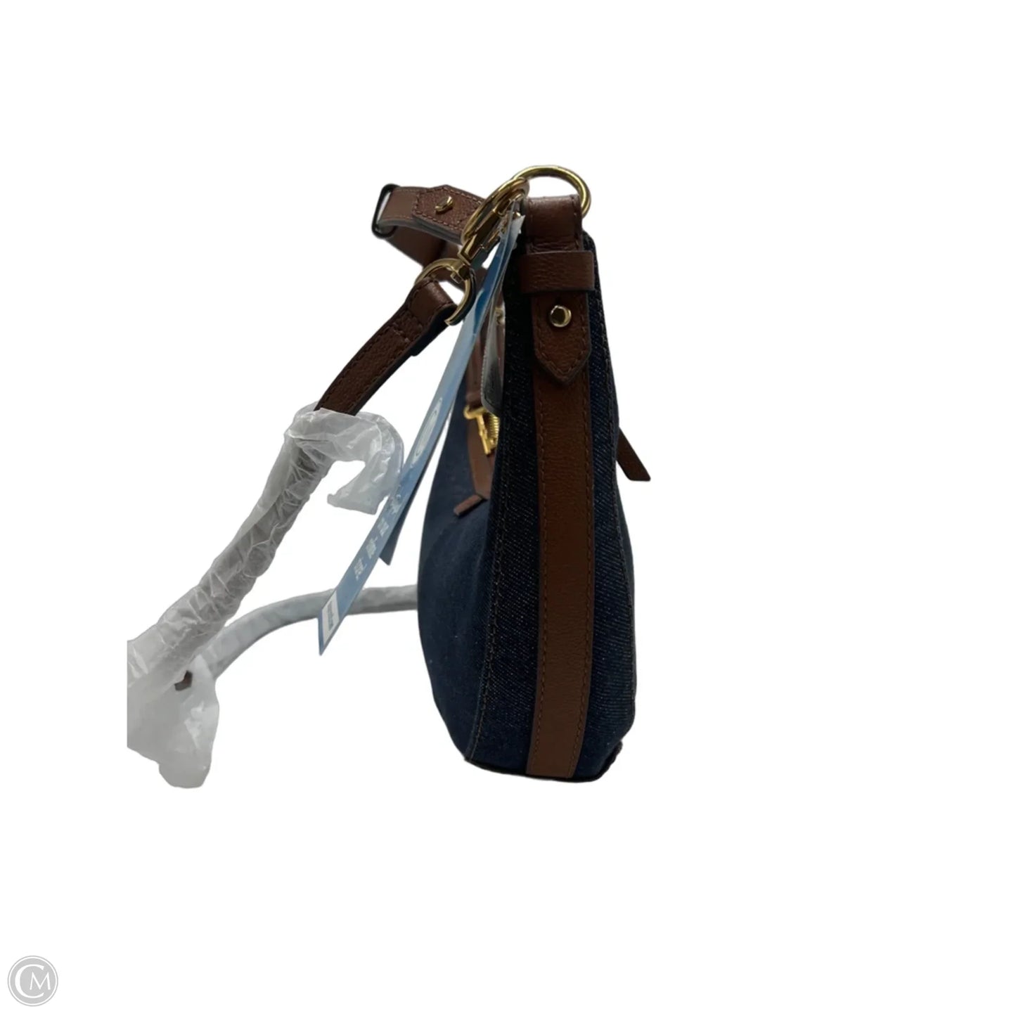 New! Denim Handbag Designer By Fossil