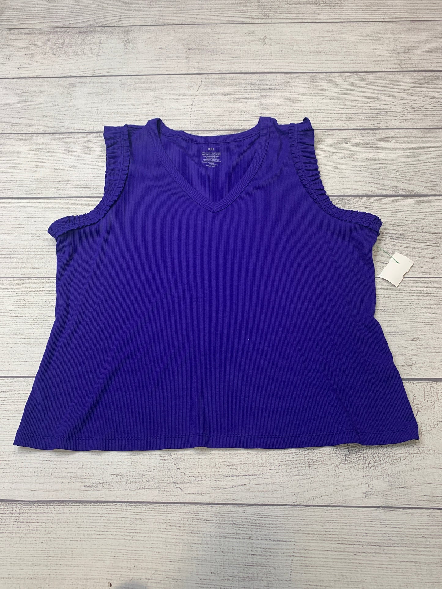 Purple Top Sleeveless Nine West, Size Xxl