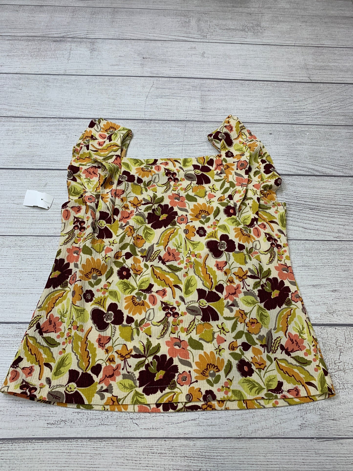 Floral Top Sleeveless Ann Taylor, Size M