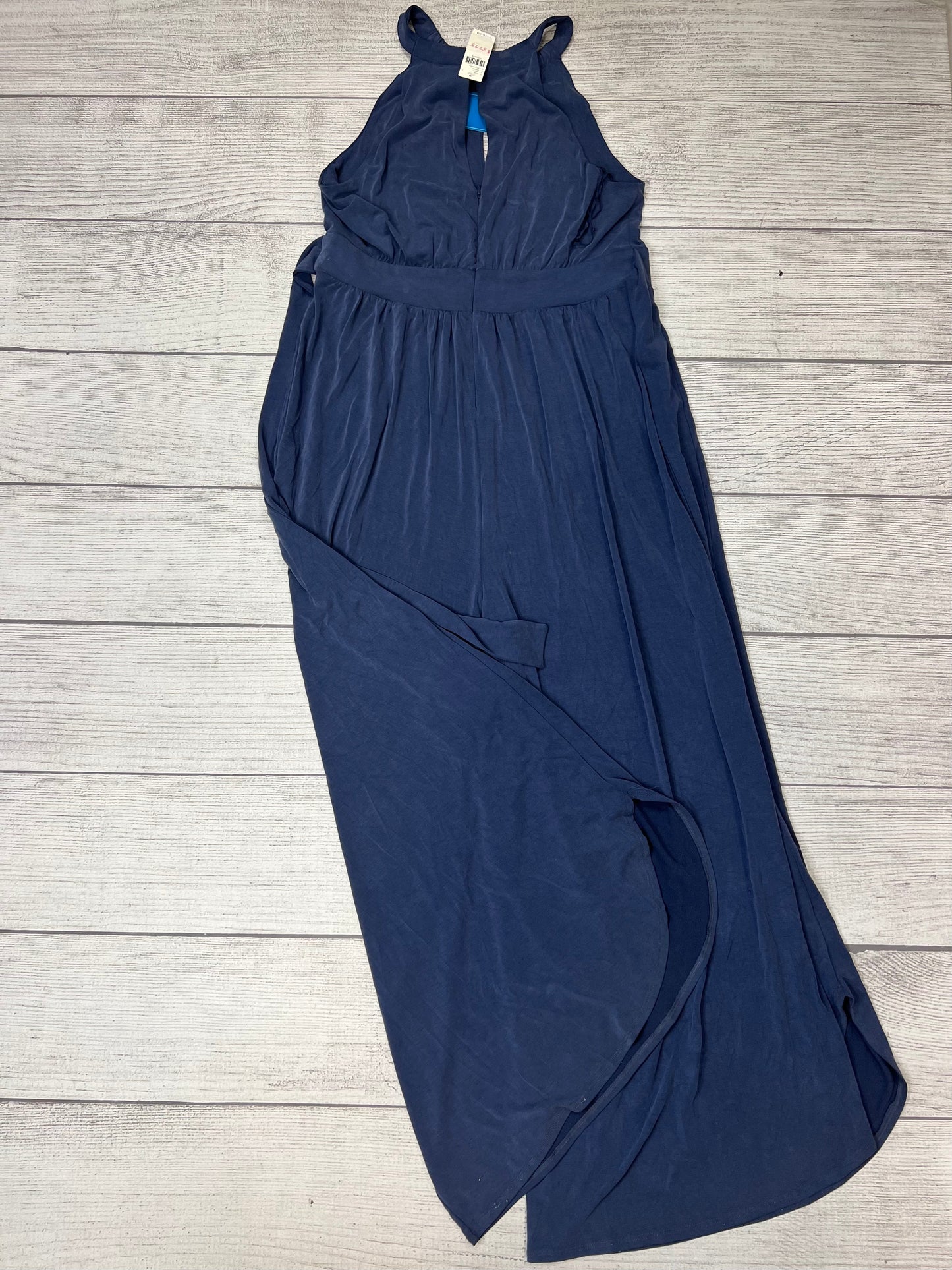 Blue Dress Casual Maxi Anthropologie, Size M