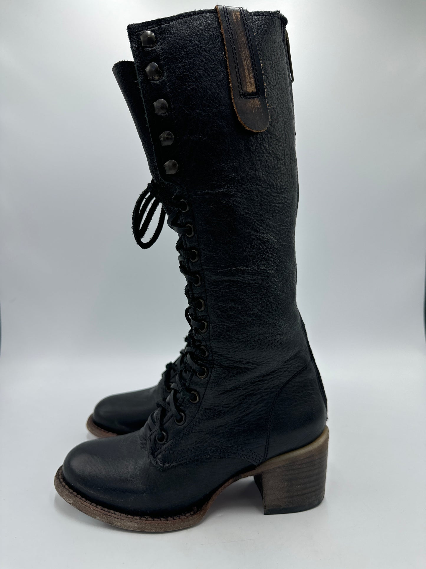 Boots Designer By Freebird In Black, Size: 5