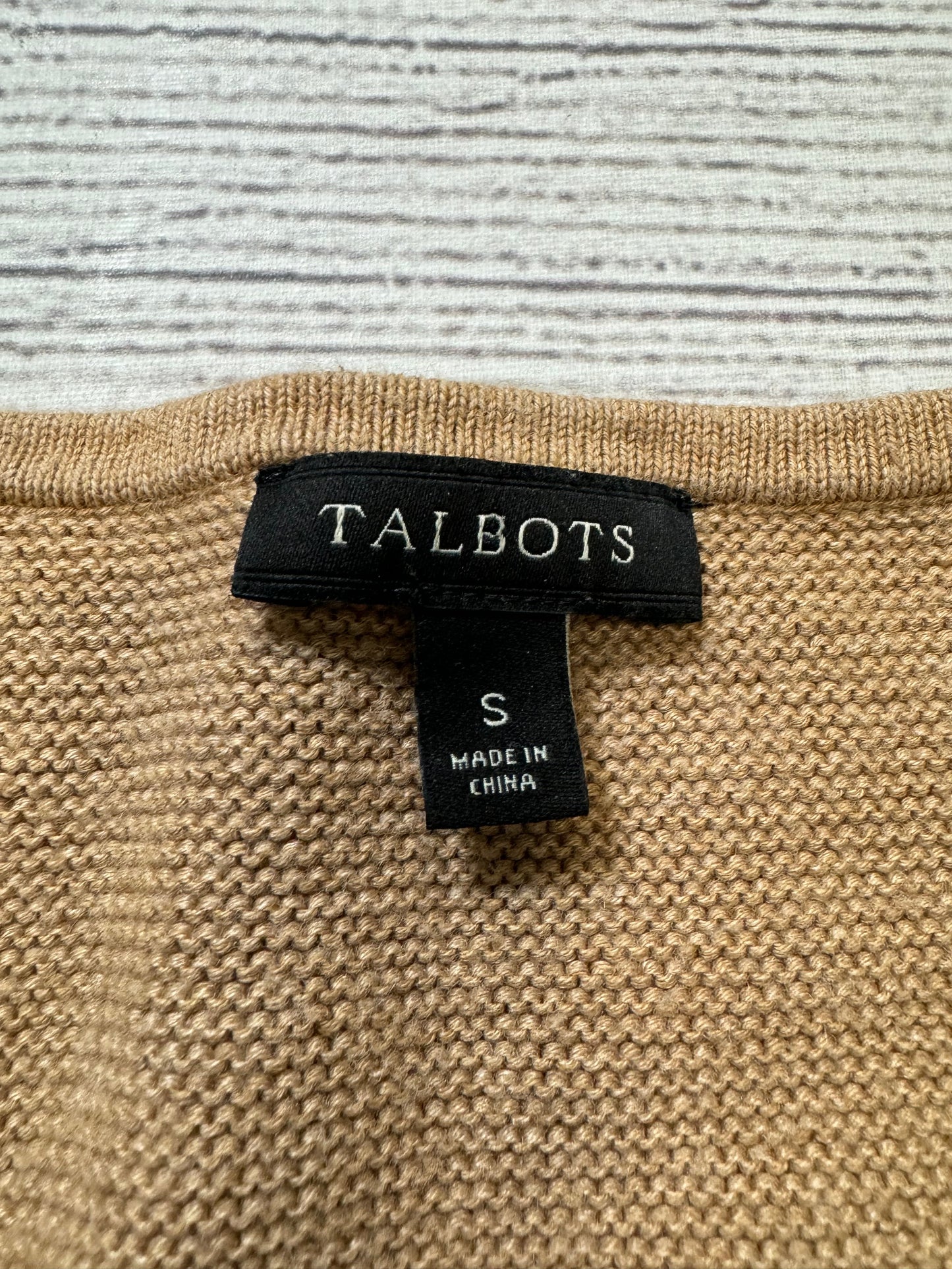 Sweater By Talbots In Brown, Size: S