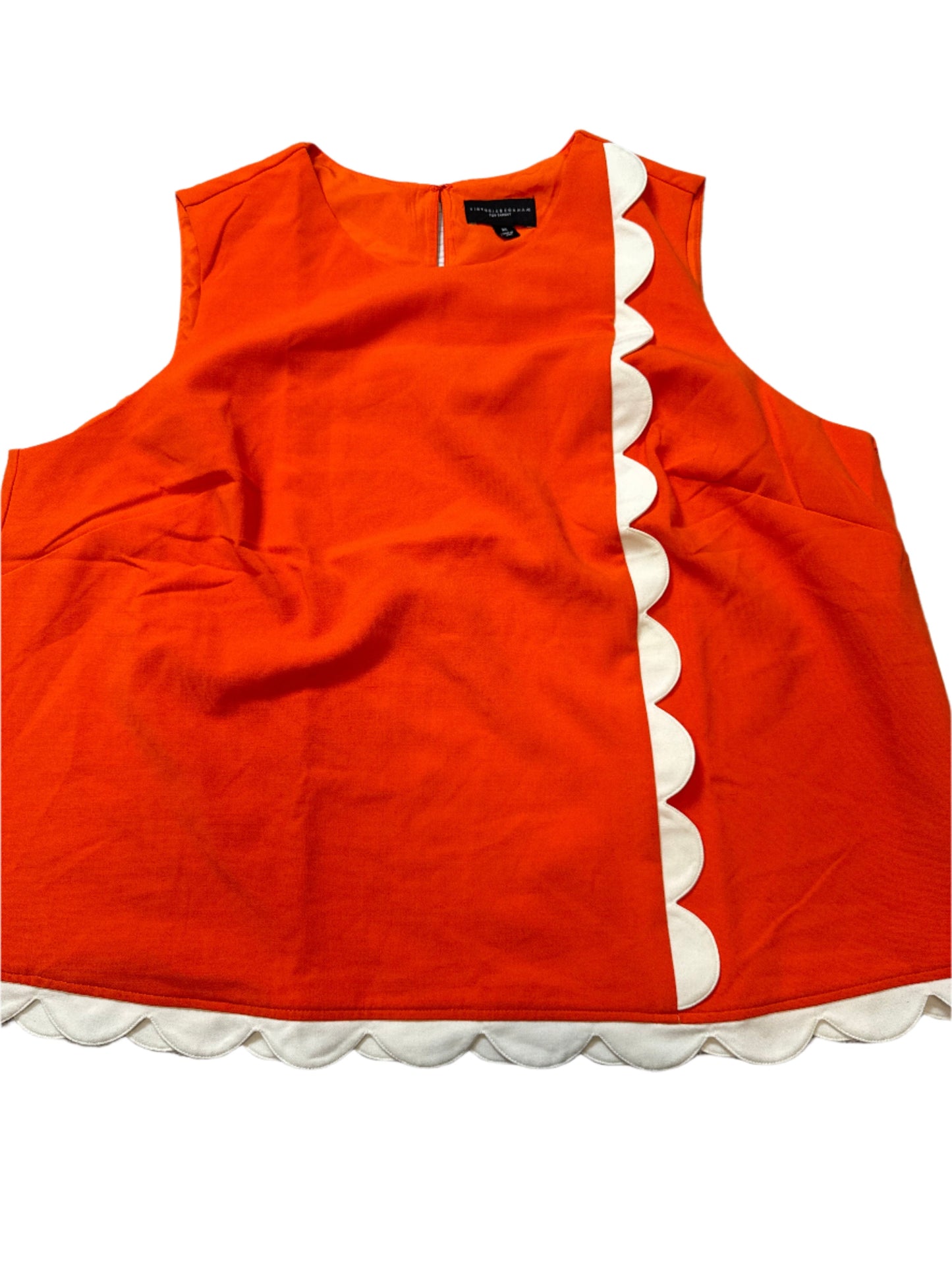 Top Sleeveless By Victoria Beckham For Target In Orange, Size: 2x