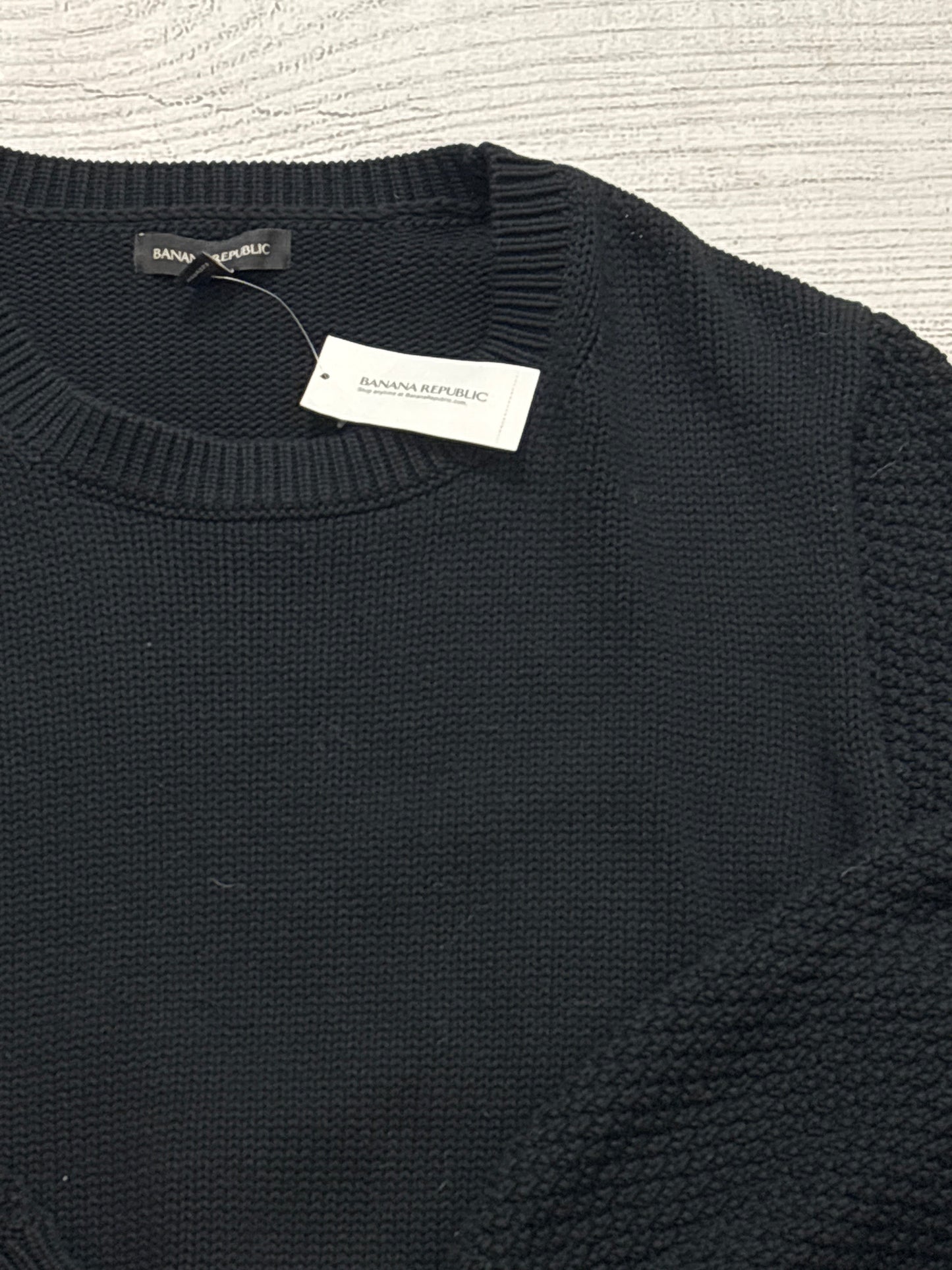 Sweater By Banana Republic In Black, Size: Xl