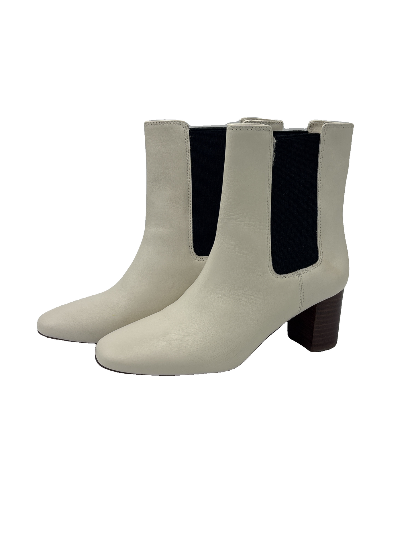 Boots Ankle Heels By J. Crew In White, Size: 7.5